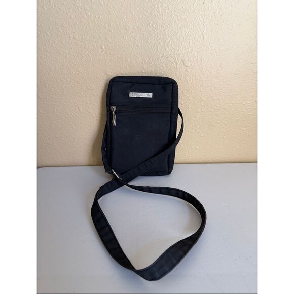 Baggallini Black Multi Pocket Detachable Strap Crossbody Adj. Strap/Belt Bag - Picture 1 of 11